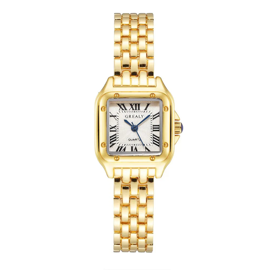 Montrell™ Elegant Gold Stainless Steel Watch